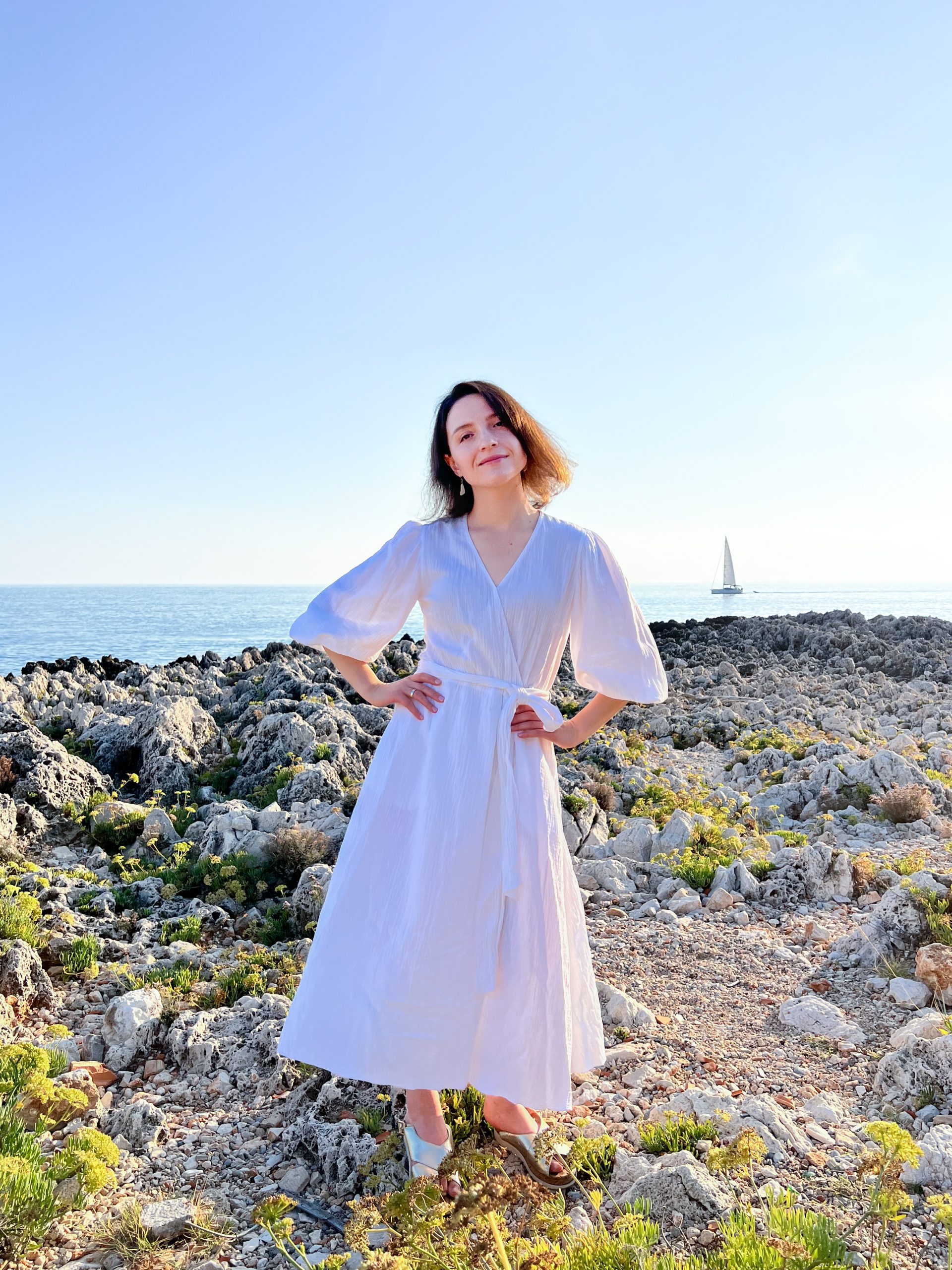 Wickelkleid aus Musselin – Bild 9