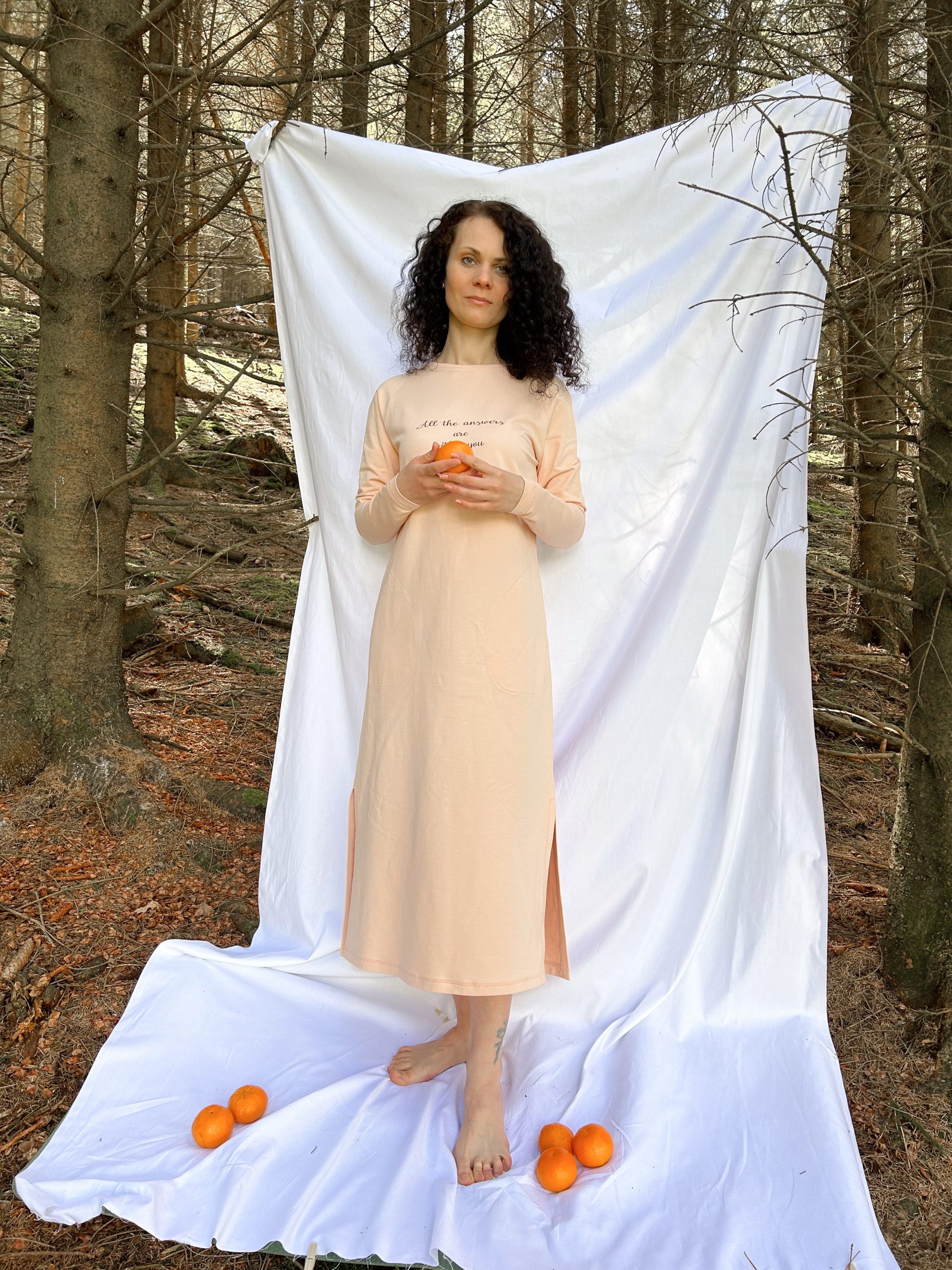 Kleid mit Raglanärmeln – Lange Tunika – Bild 19