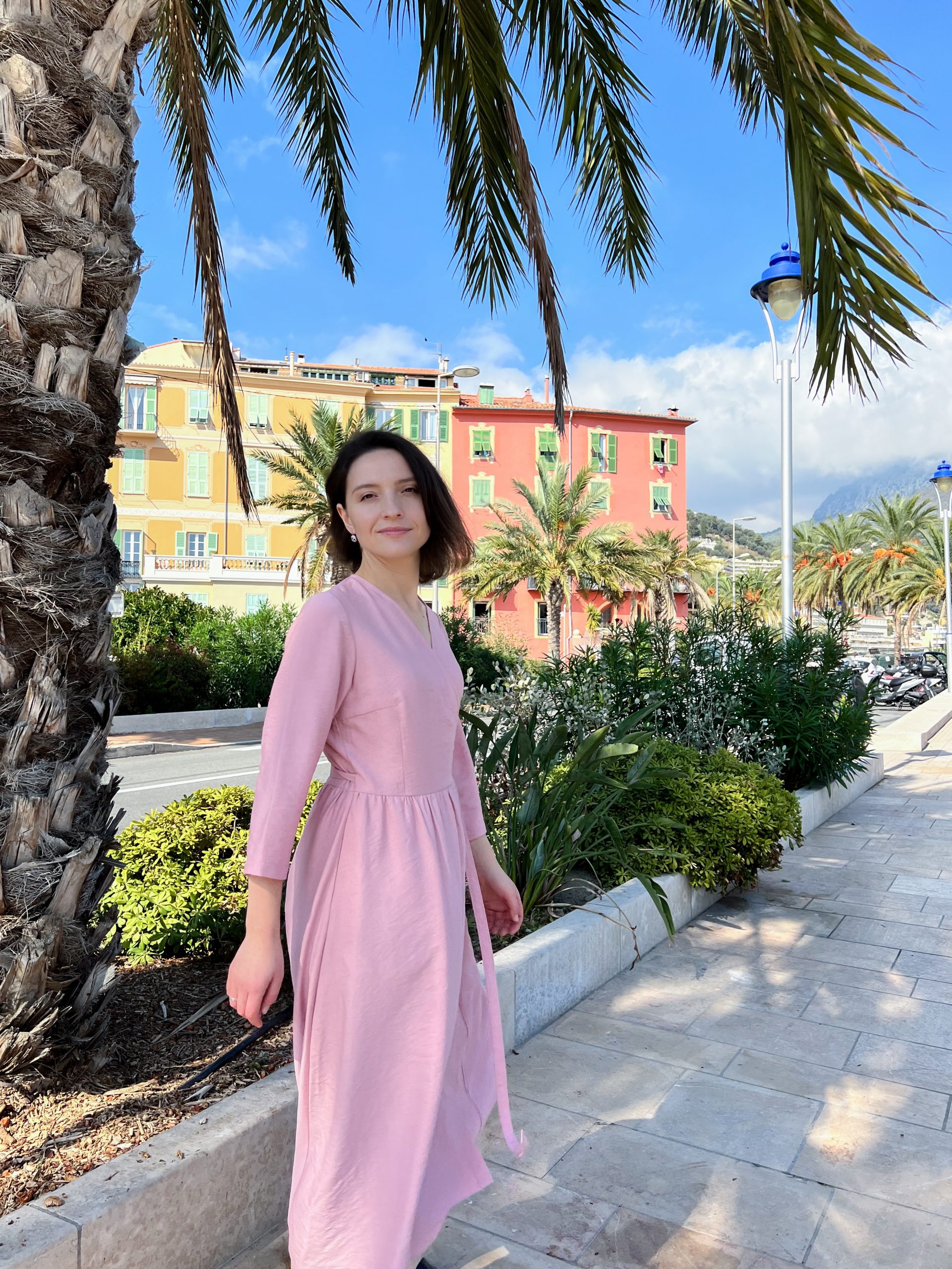 Wickelkleid aus Boho-Leinen – Bild 6
