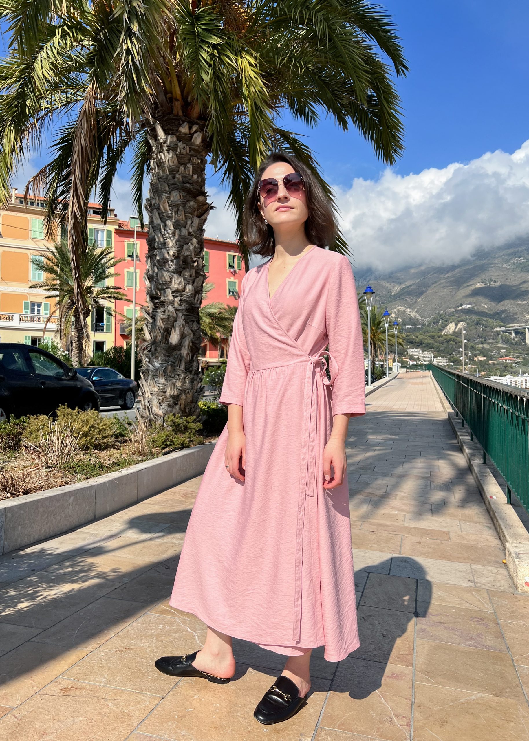 Wickelkleid aus Boho-Leinen – Bild 2