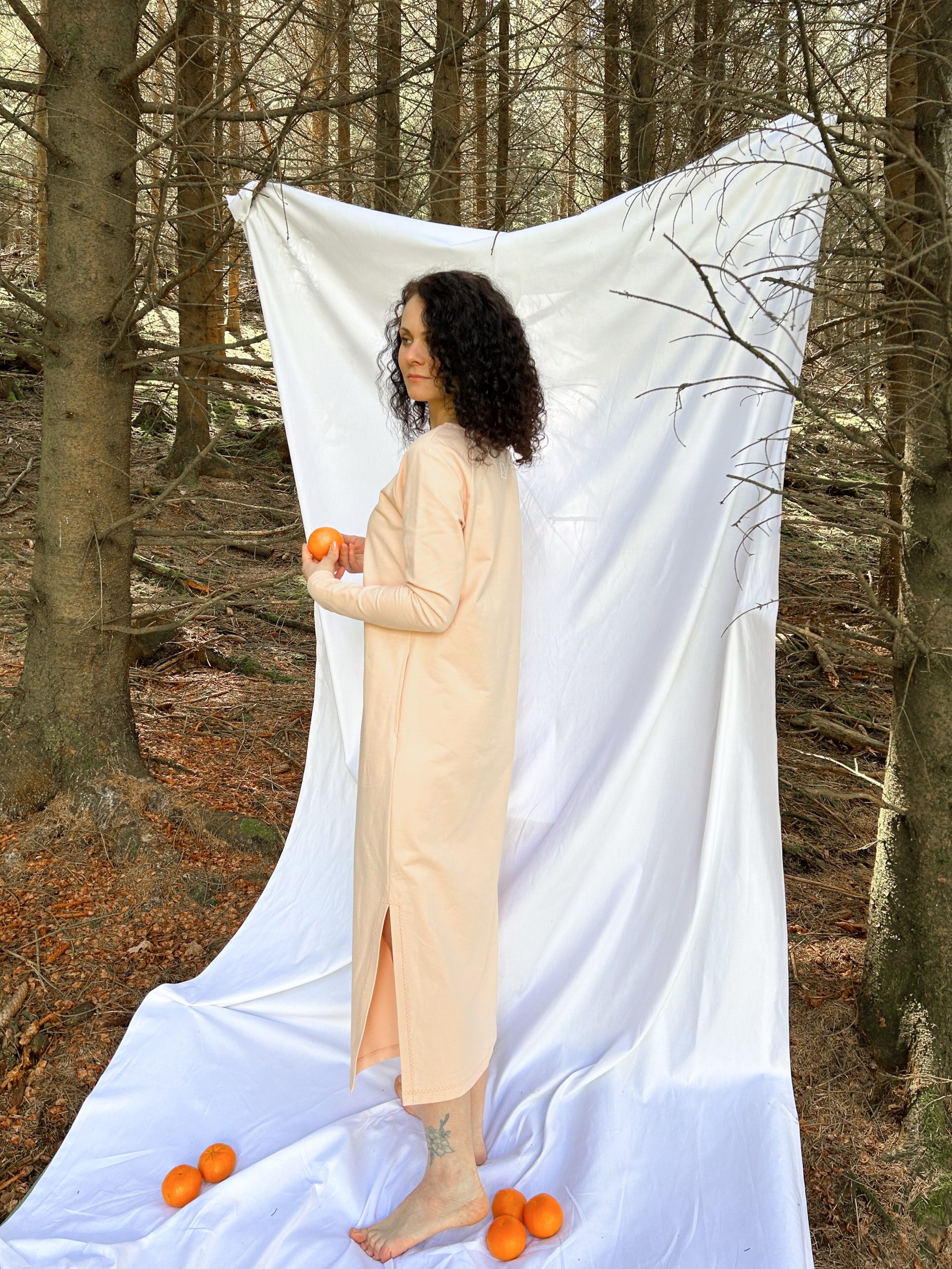 Kleid mit Raglanärmeln – Lange Tunika – Bild 16
