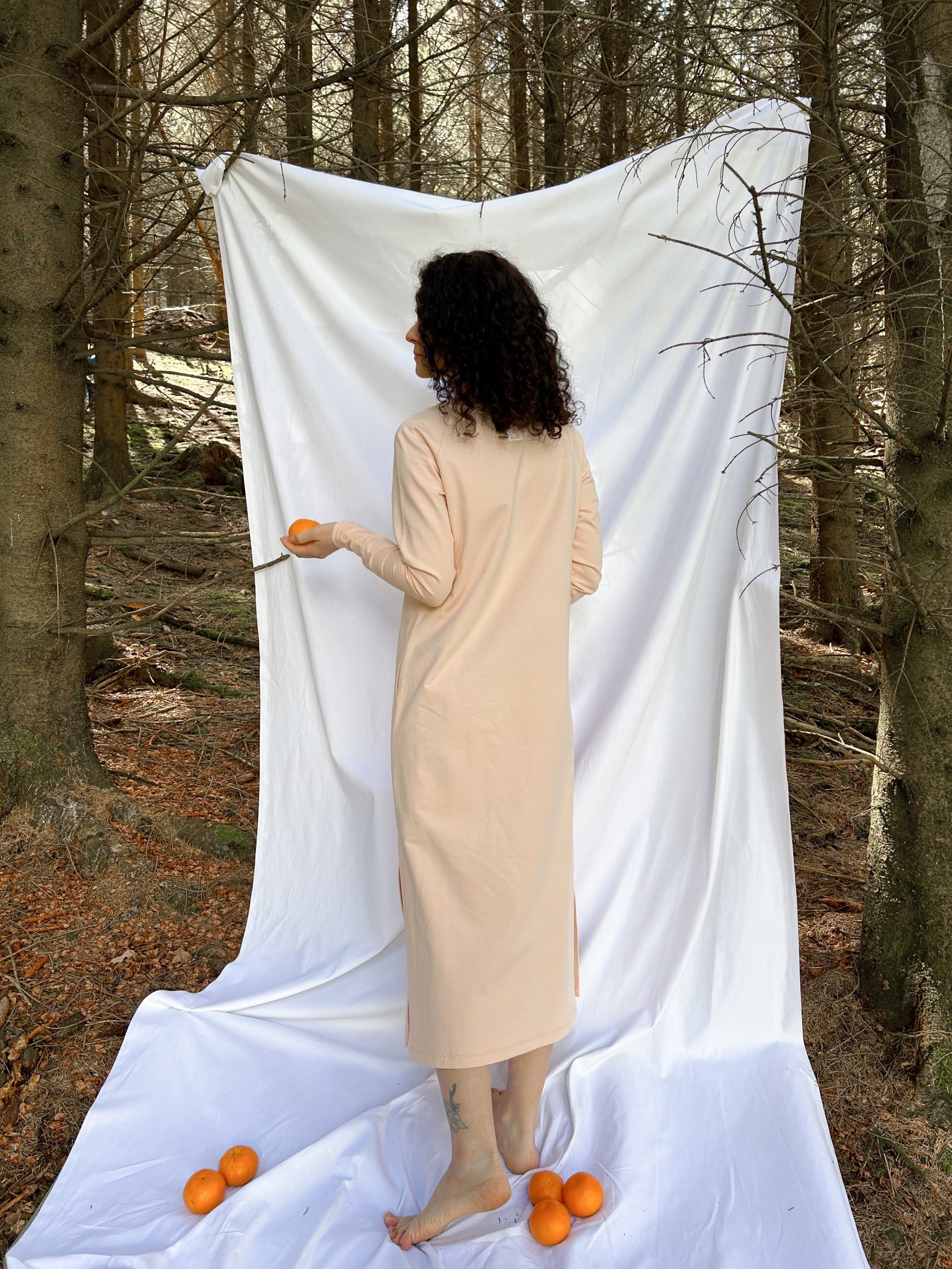 Kleid mit Raglanärmeln – Lange Tunika – Bild 15