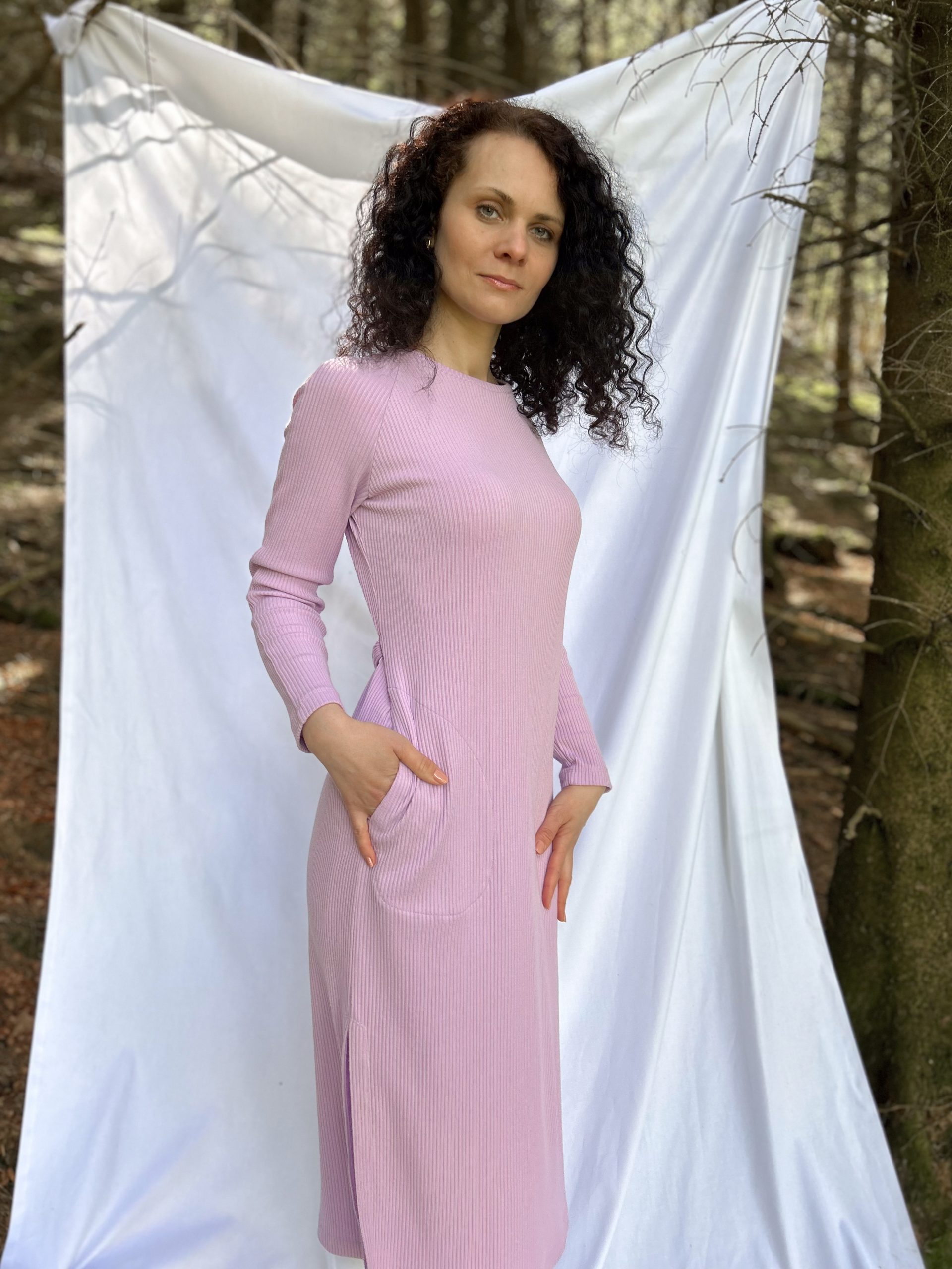 Dress with raglan sleeves - Long tunic