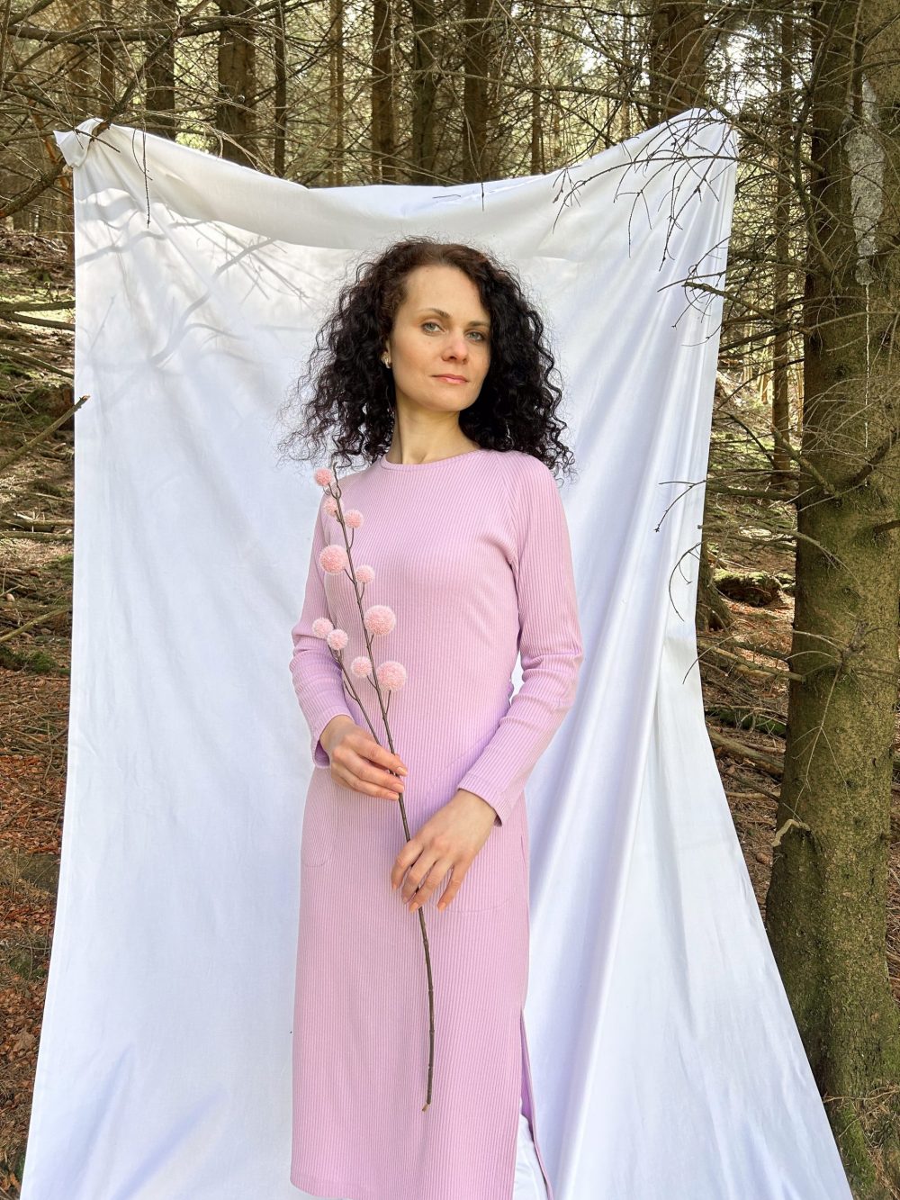 Kleid mit Raglanärmeln – Lange Tunika – Bild 10