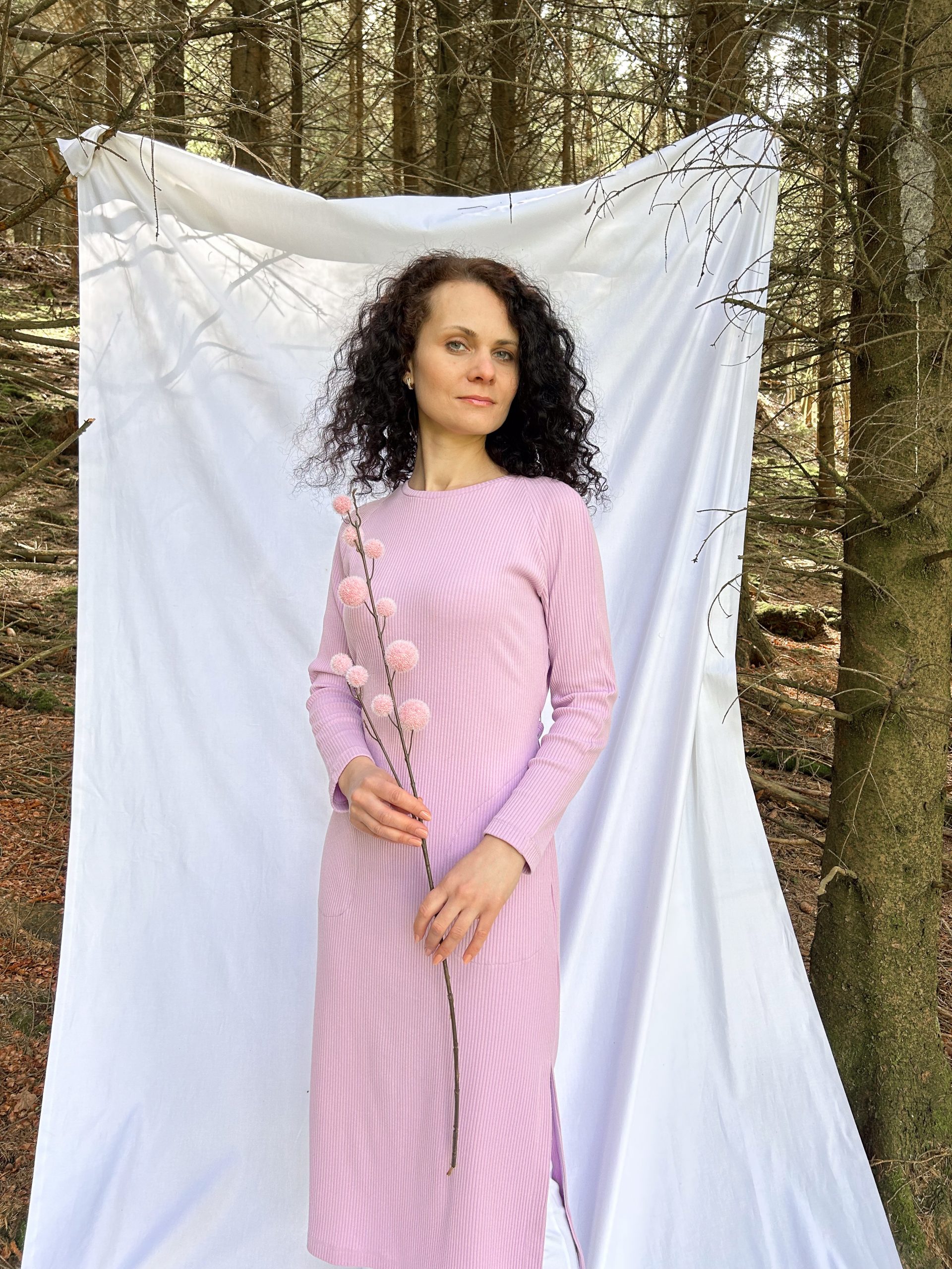 Kleid mit Raglanärmeln – Lange Tunika – Bild 10