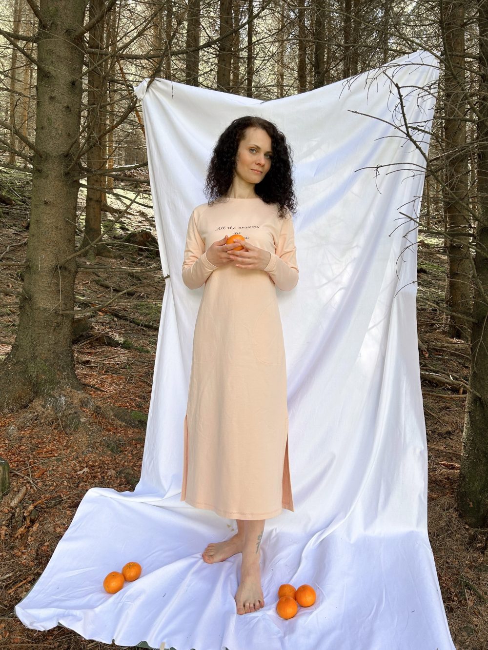 Kleid mit Raglanärmeln – Lange Tunika – Bild 20