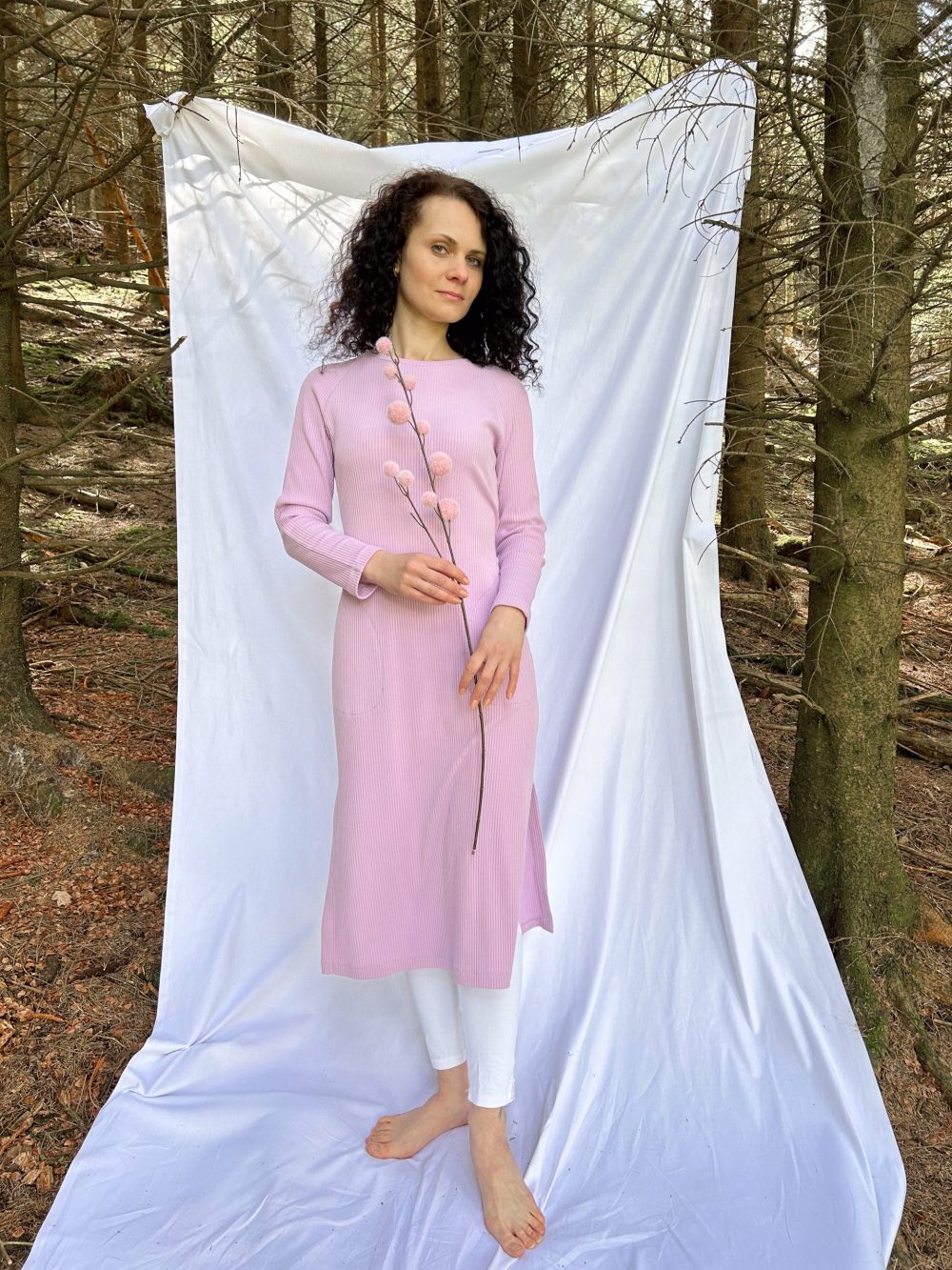 Kleid mit Raglanärmeln – Lange Tunika – Bild 9