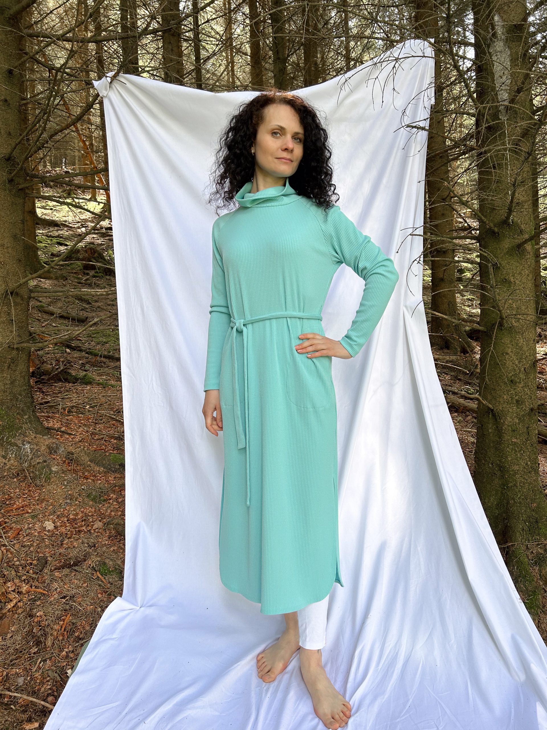 Langkleid mit Rollkragen – Bild 24