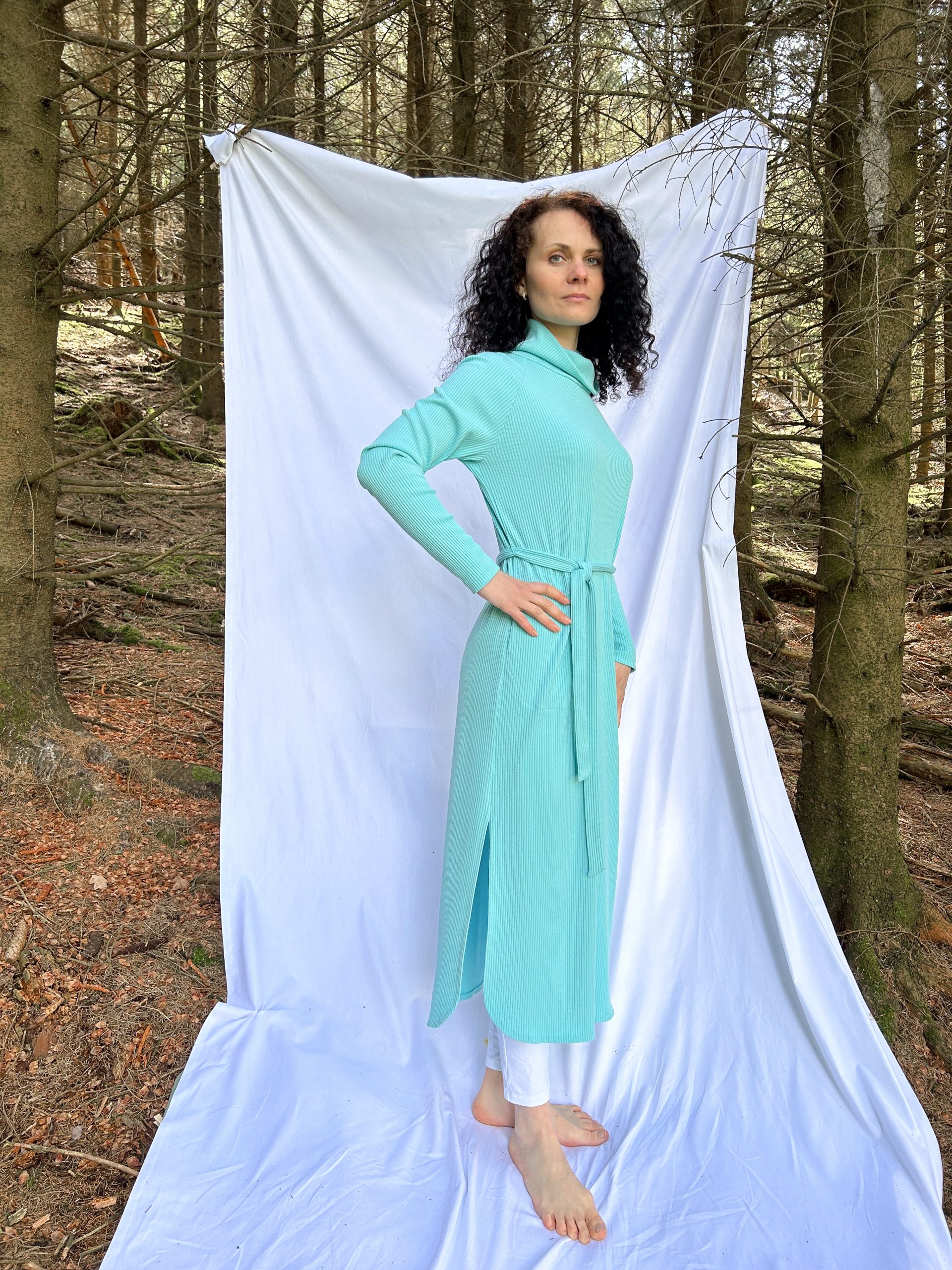 Langkleid mit Rollkragen – Bild 21