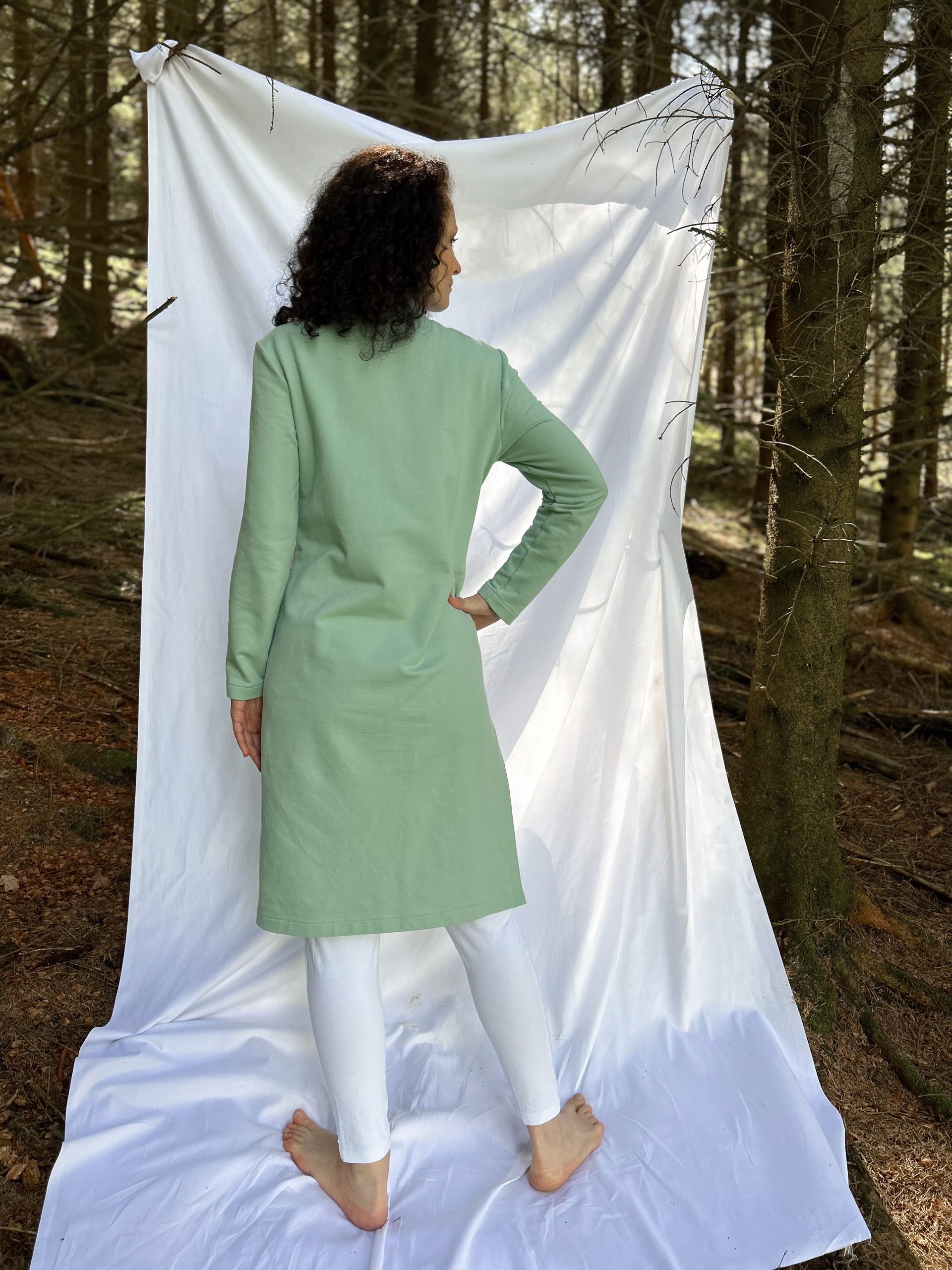 Tunic dress with bhakti stripes - Image 13