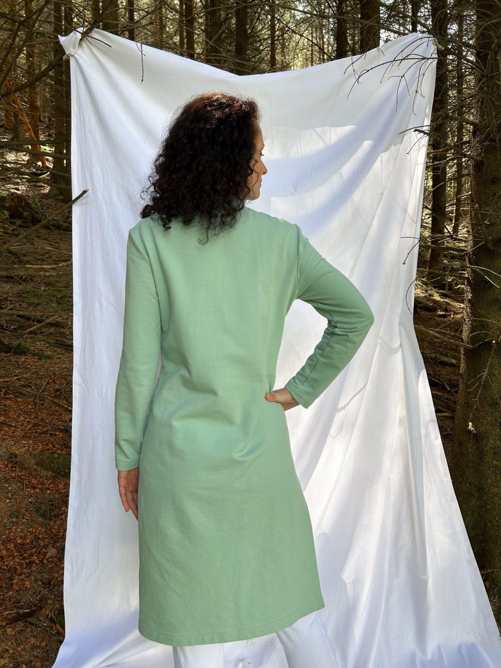 Tunic dress with bhakti stripes - Image 12