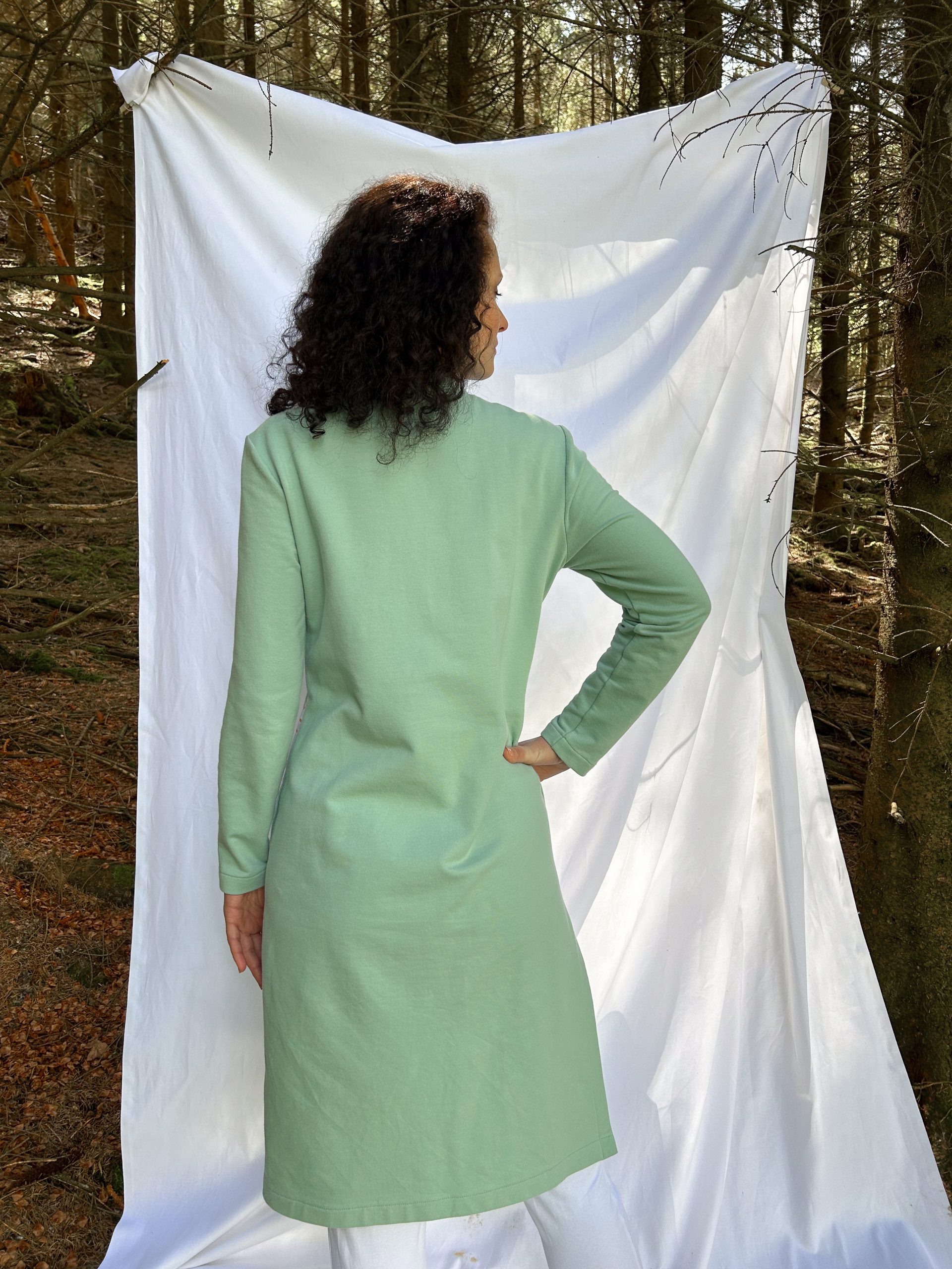 Tunic dress with bhakti stripes - Image 12