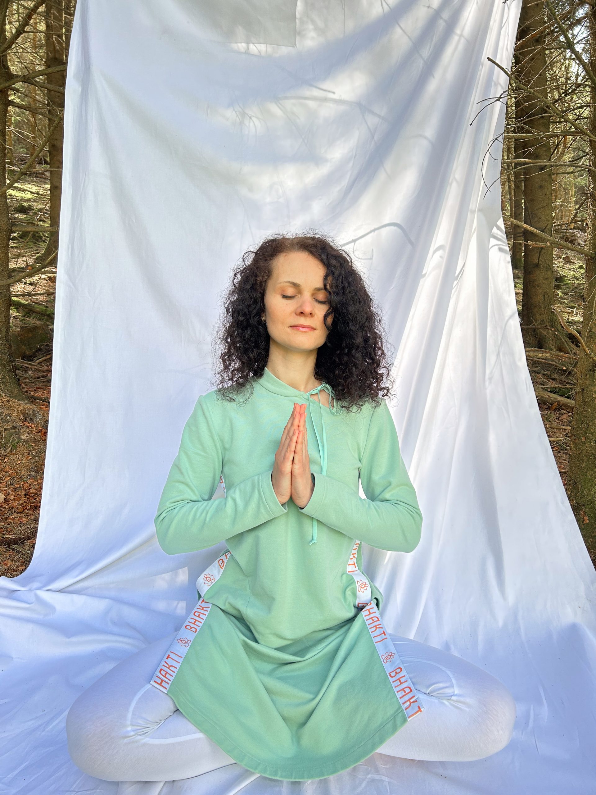 Tunic dress with bhakti stripes - Image 10
