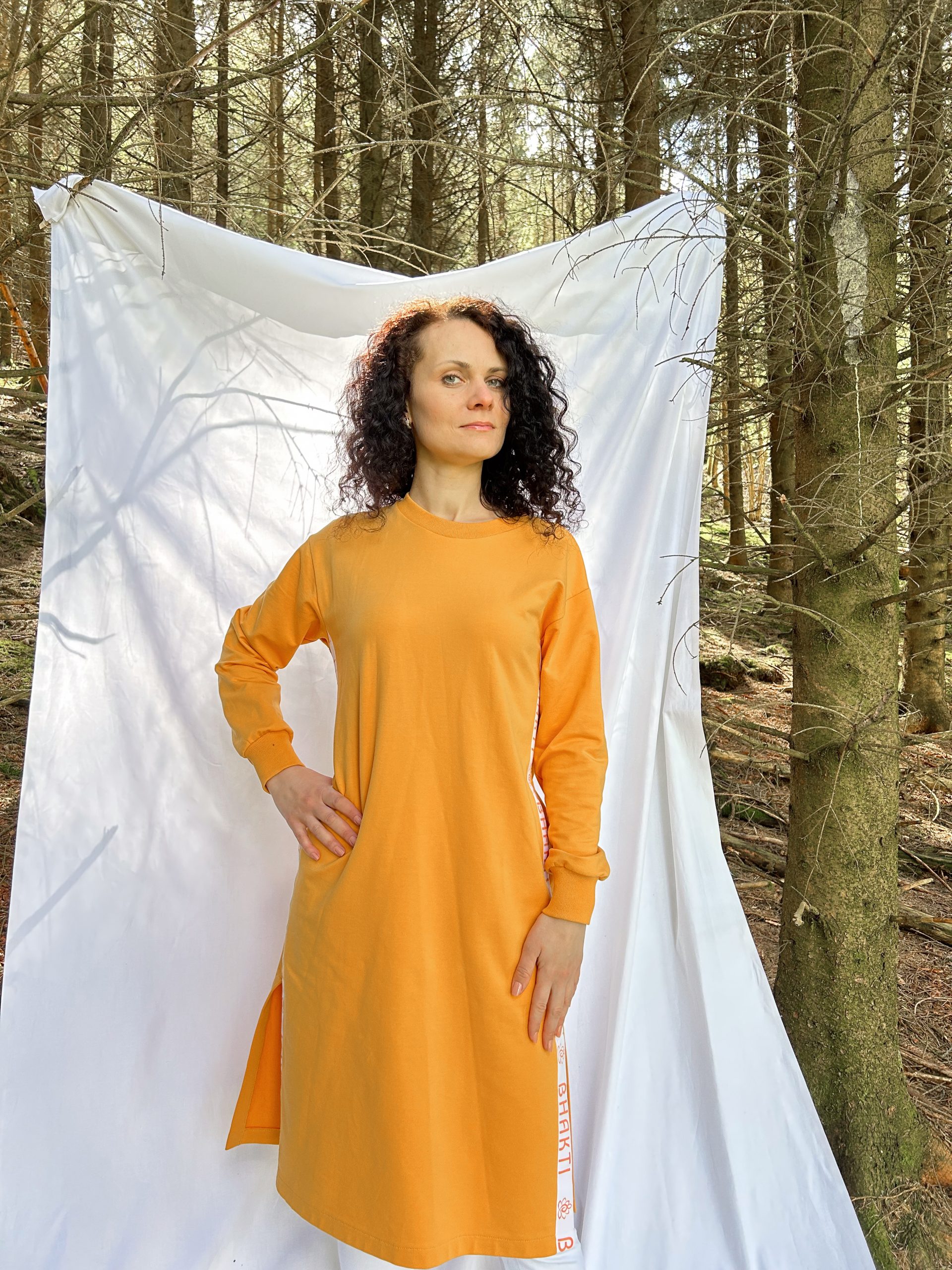 Tunic dress with bhakti stripes - Image 7