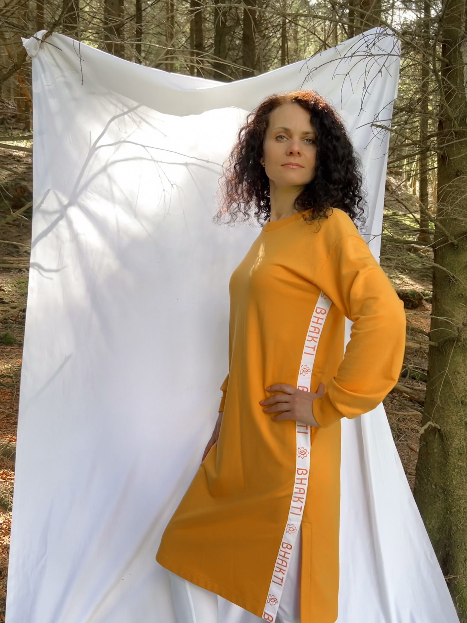 Tunic dress with bhakti stripes - Image 6