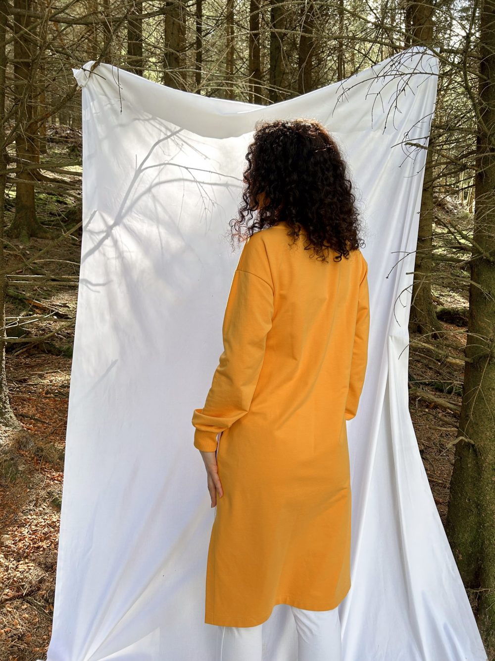 Tunic dress with bhakti stripes - Image 4