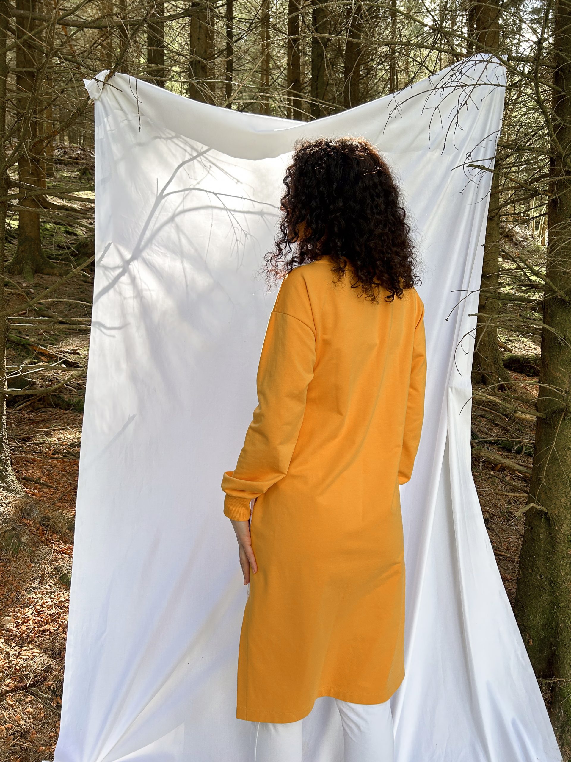 Tunic dress with bhakti stripes - Image 4